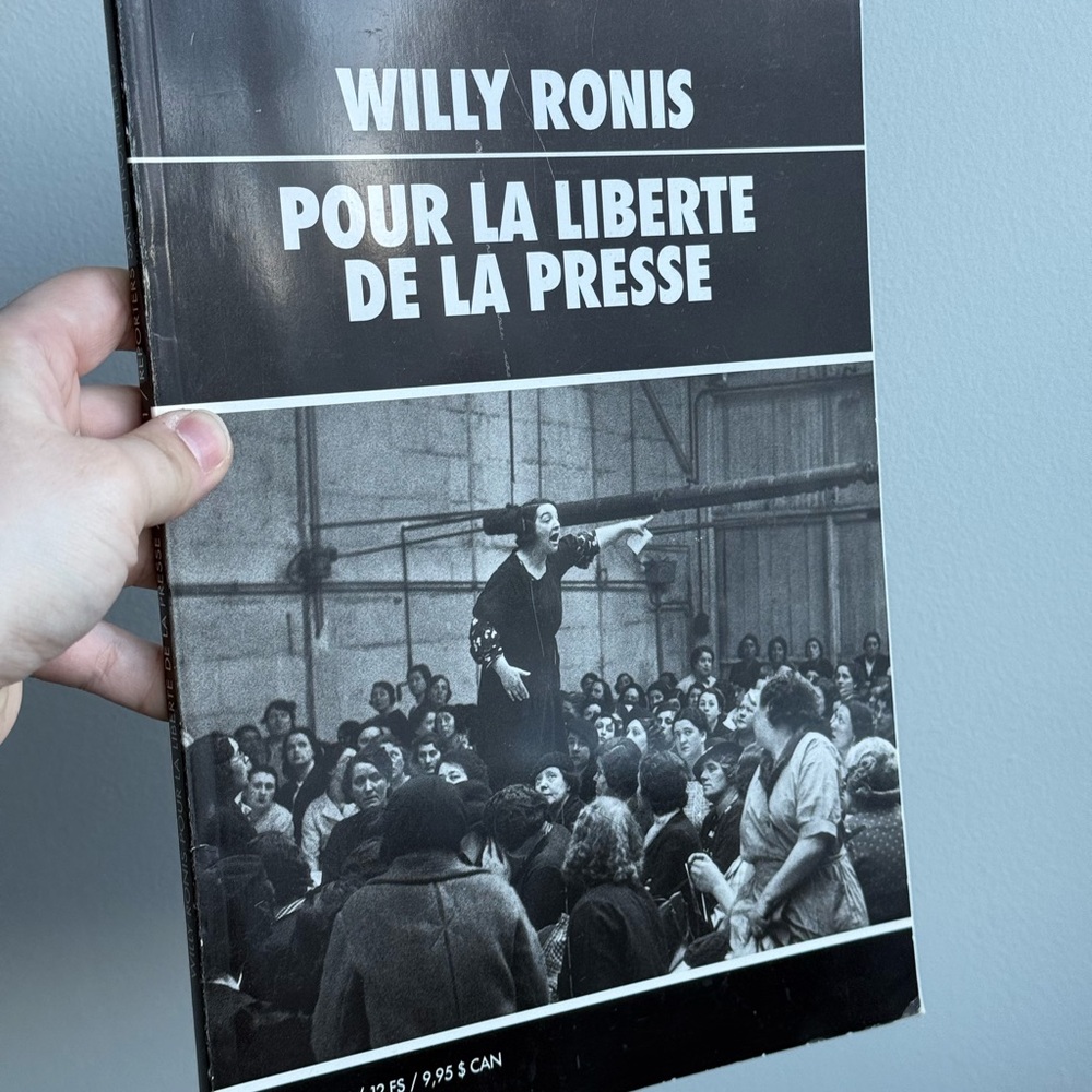 Willy Ronis French Photographer Photography Book Post WWII France